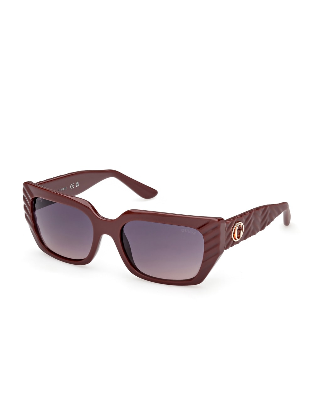 Leigh-Anne Rectangular Plastic Sunglasses - Image 2