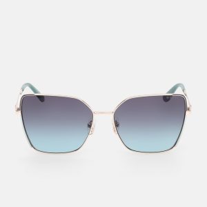 Geometric Butterfly Metal Sunglasses