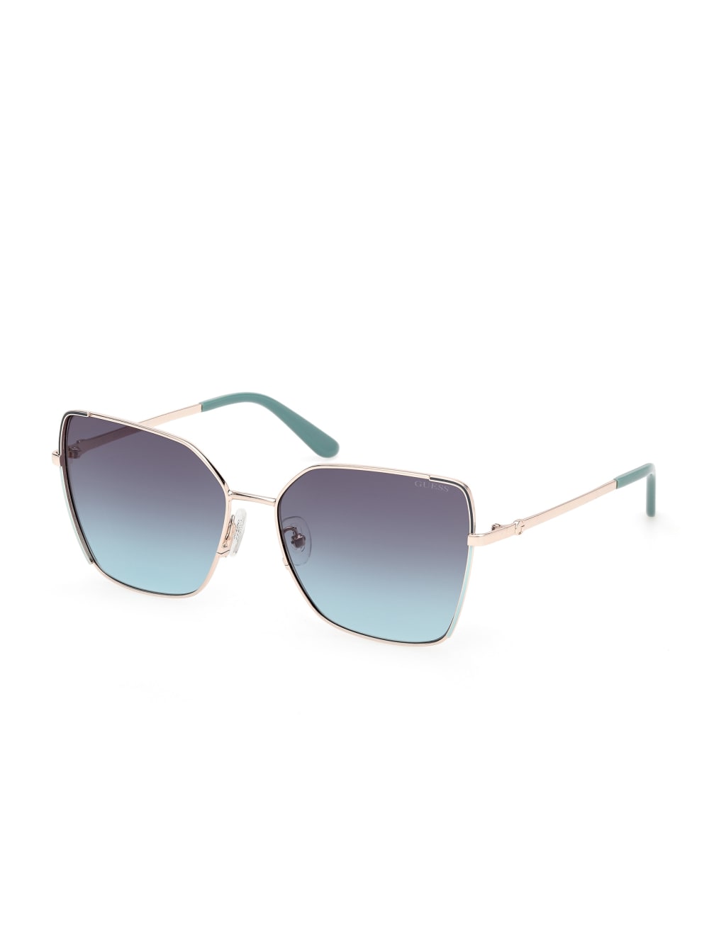 Geometric Butterfly Metal Sunglasses - Image 2