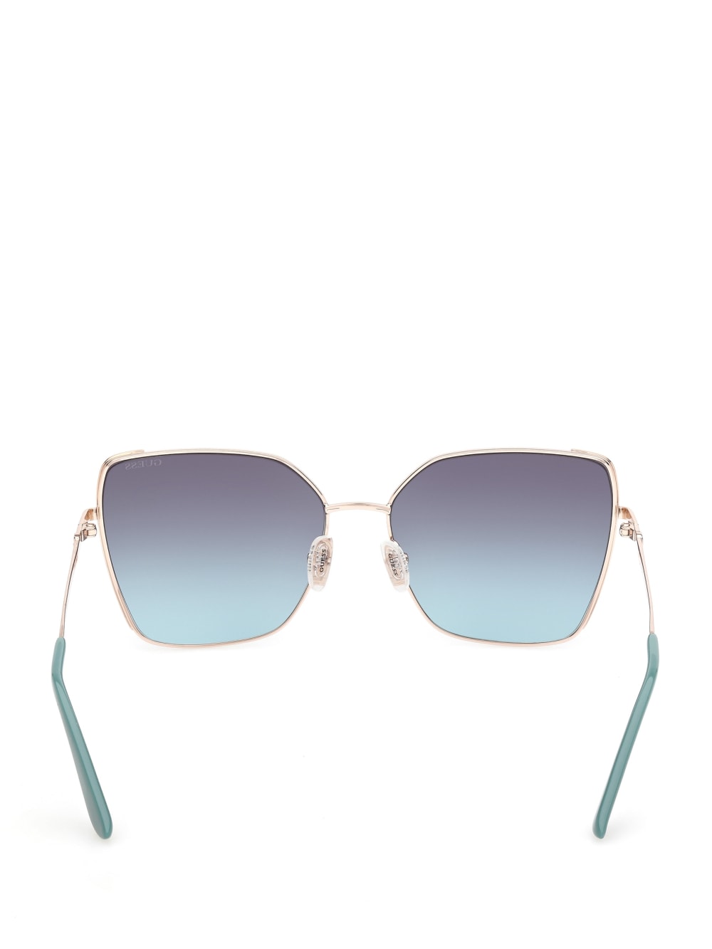 Geometric Butterfly Metal Sunglasses - Image 3