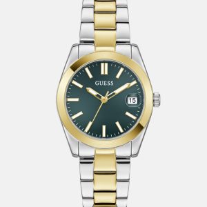 Two-Tone Analog Watch