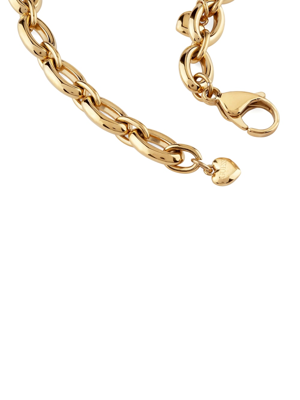 Gold-Tone Enamel and Pav Heart Bracelet - Image 3
