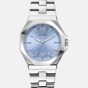 Silver-Tone Analog Watch