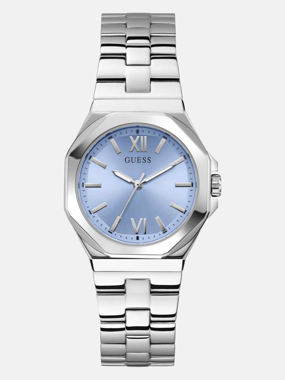 Silver-Tone Analog Watch