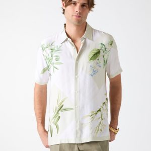 Printed viscose shirt