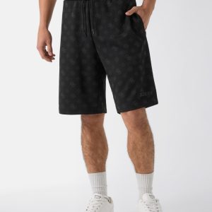 All over logo shorts