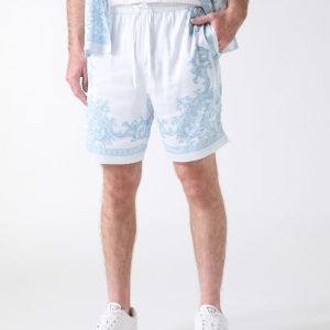 Embroidered shorts