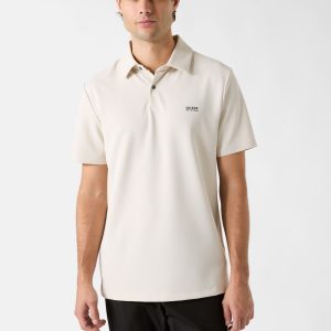 Embroidered logo polo