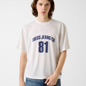 Boxy Crop Mesh Jersey
