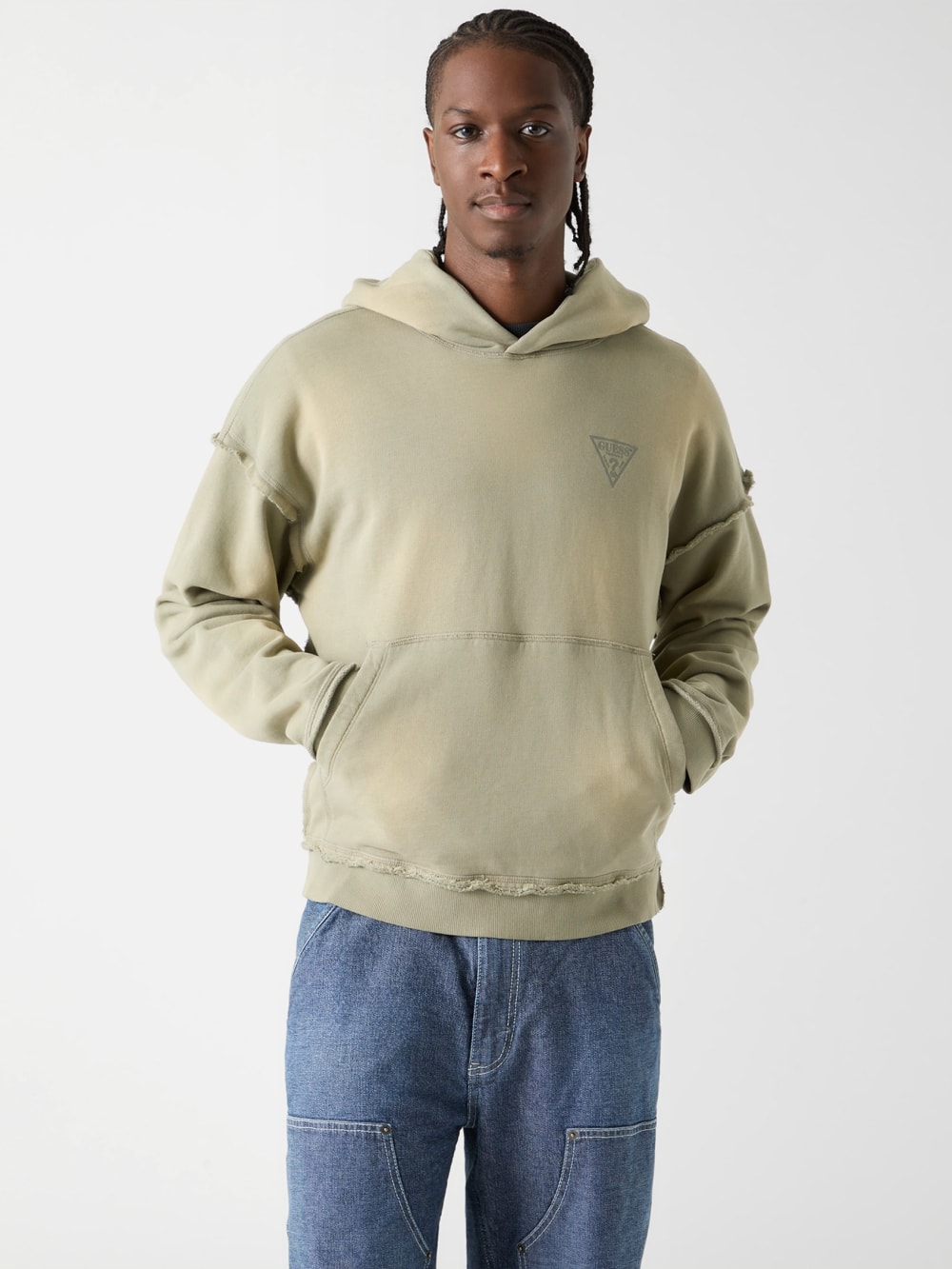 GUESS Originals Eco Triangle Logo Hoodie