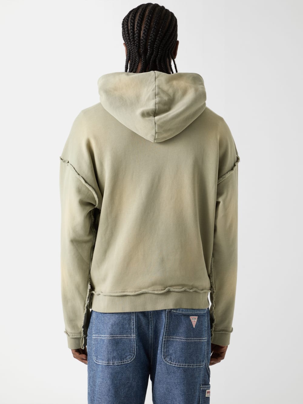 GUESS Originals Eco Triangle Logo Hoodie - Image 4