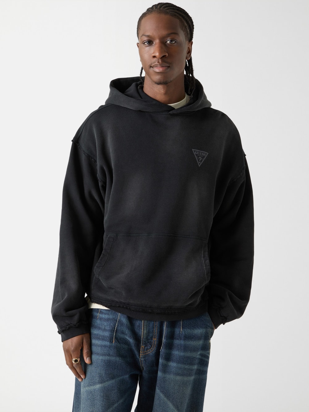 GUESS Originals Eco Triangle Logo Hoodie