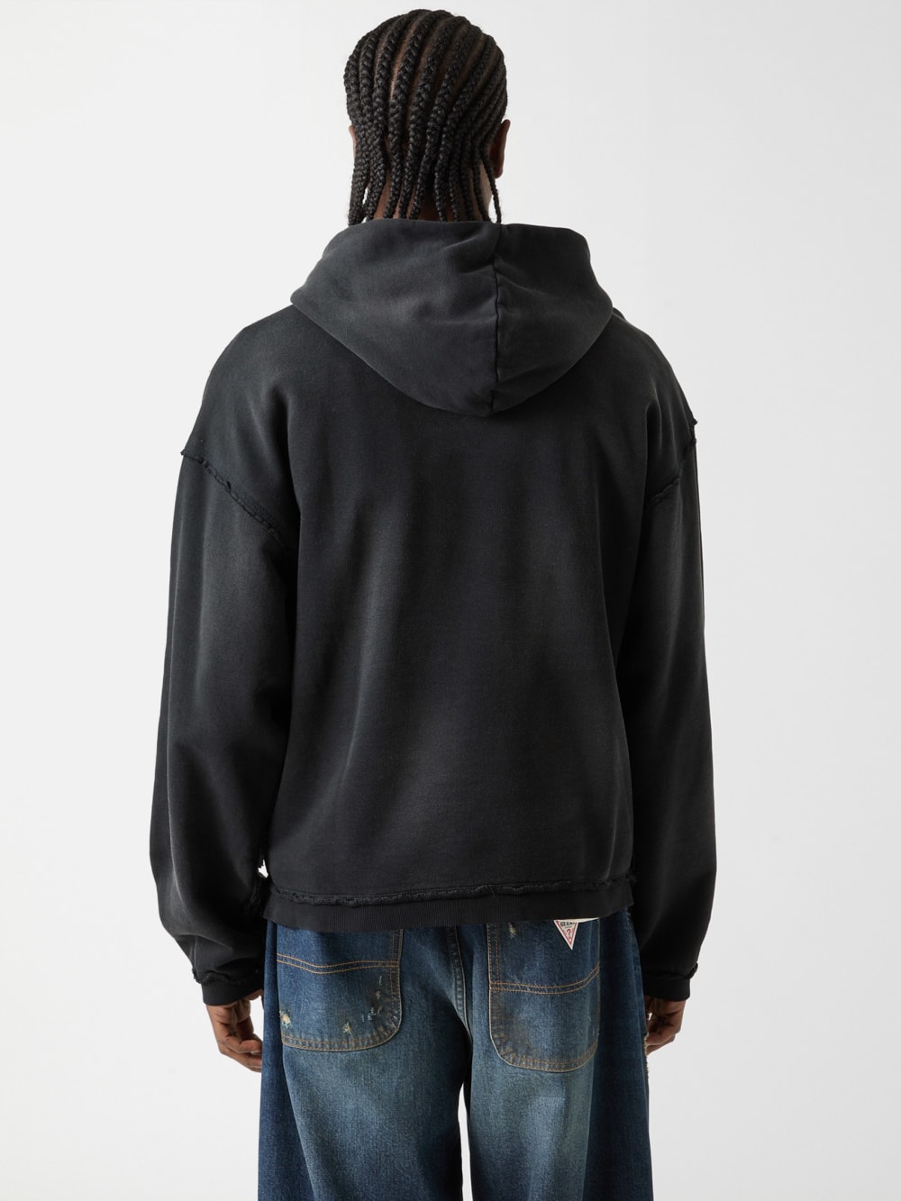 GUESS Originals Eco Triangle Logo Hoodie - Image 4
