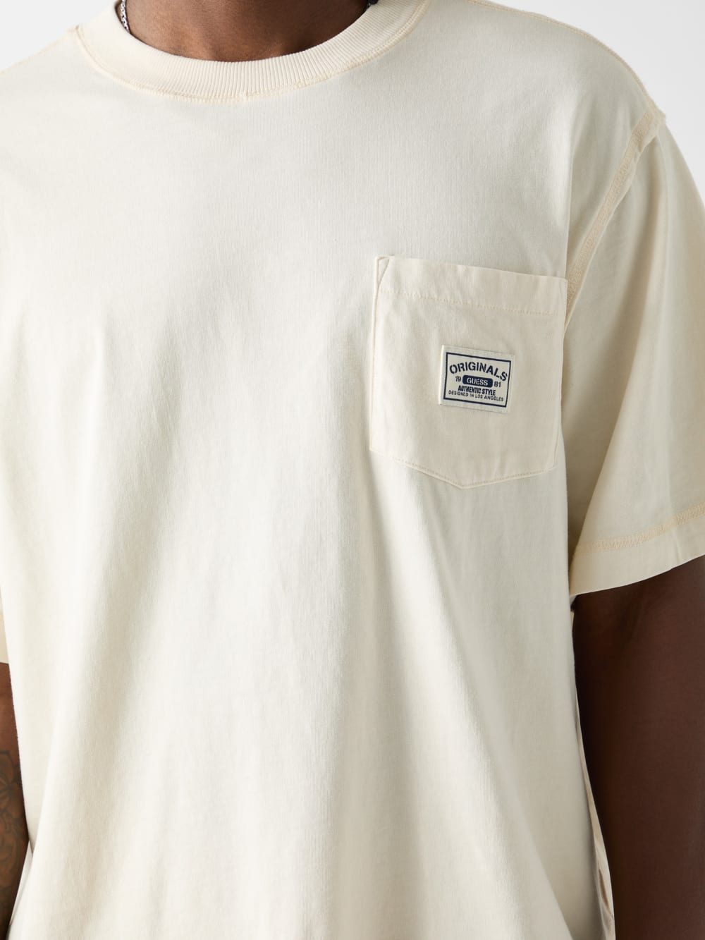 GUESS Originals Eco Boxy Pocket Tee - Image 3