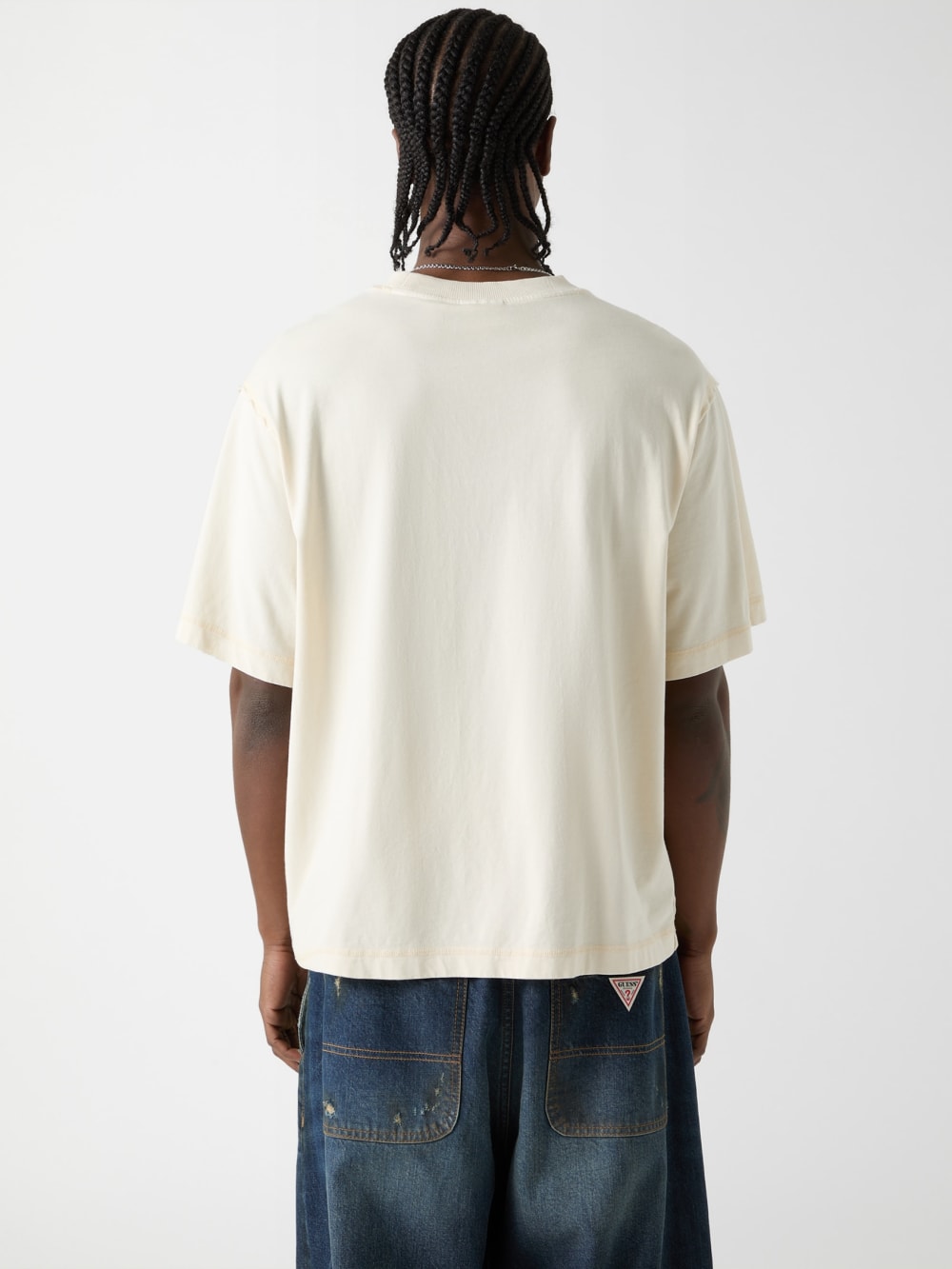 GUESS Originals Eco Boxy Pocket Tee - Image 4