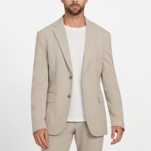 Utility Wool-Blend Blazer