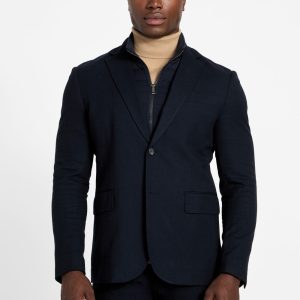 Utility Wool-Blend Blazer