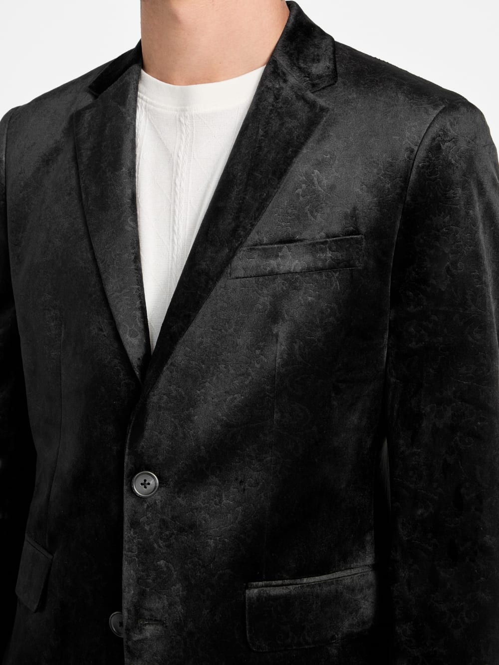 Eco Fulham Embossed Velvet Blazer - Image 3
