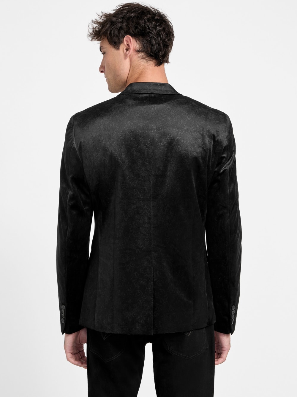 Eco Fulham Embossed Velvet Blazer - Image 4