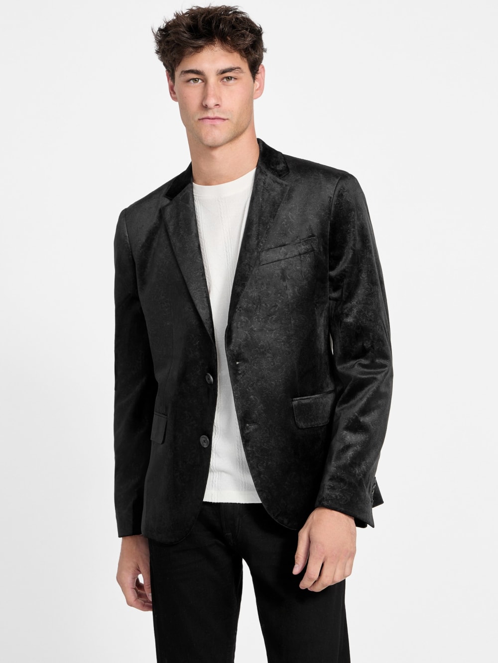 Eco Fulham Embossed Velvet Blazer - Image 5