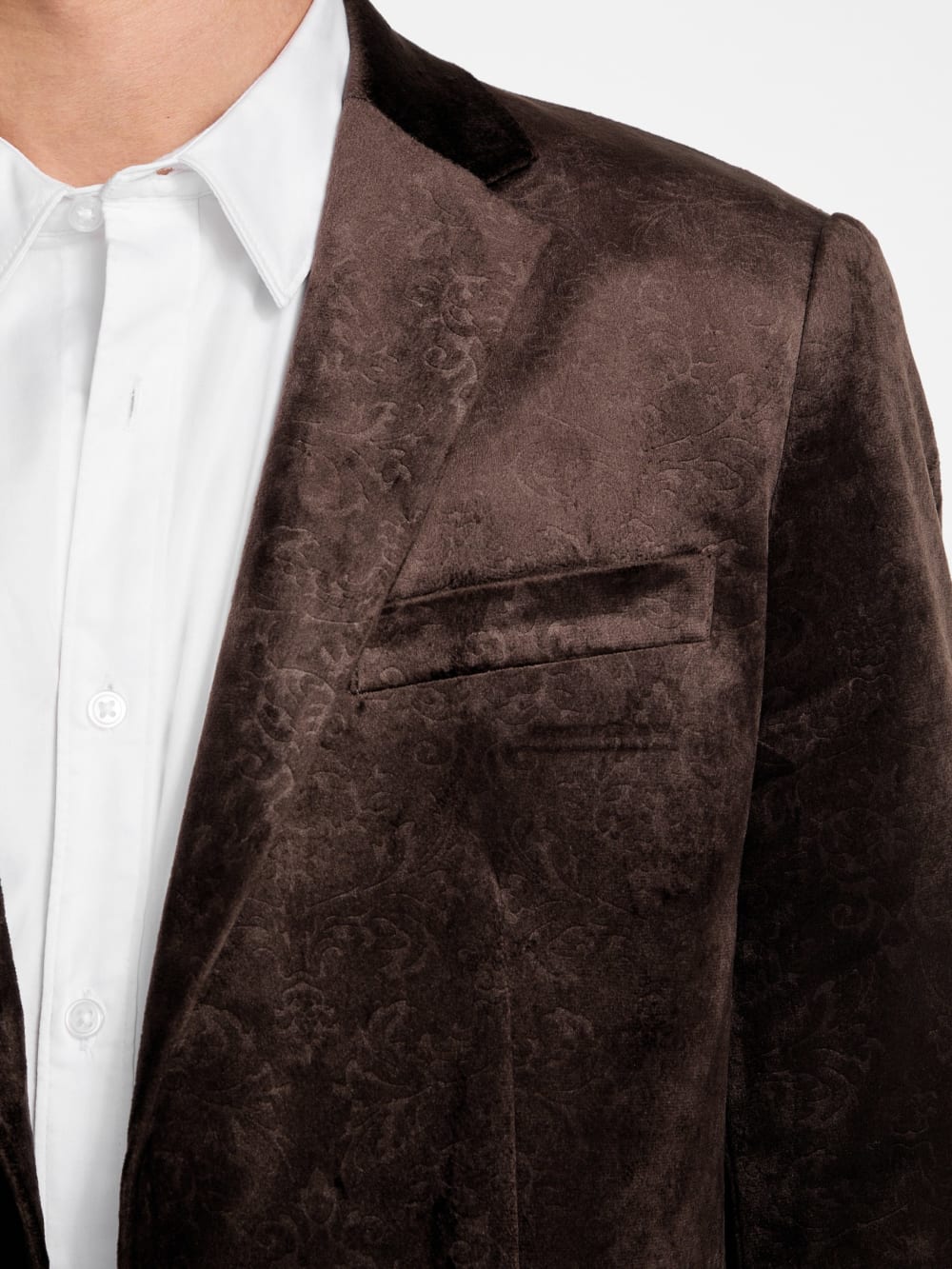 Eco Fulham Embossed Velvet Blazer - Image 3