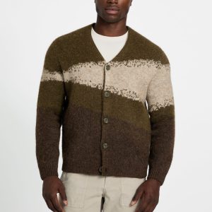 Wool blend cardigan