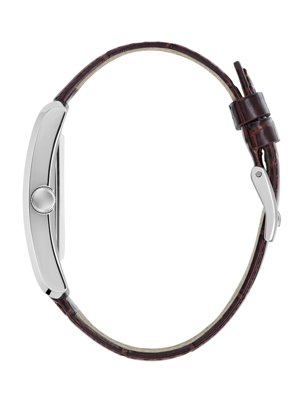 Silver-Tone and Navy Analog Watch - Image 3
