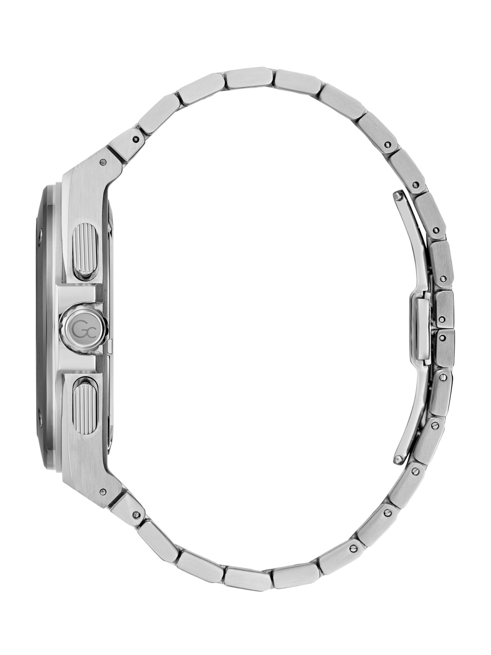 Gc Silver-Tone and Light Blue Multifunction Watch - Image 3