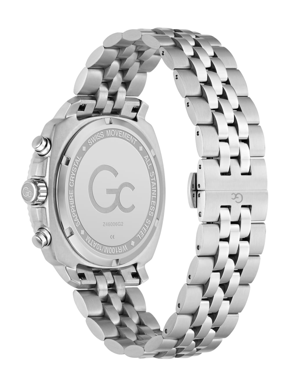 Gc Silver-Tone Chronograph Watch - Image 4