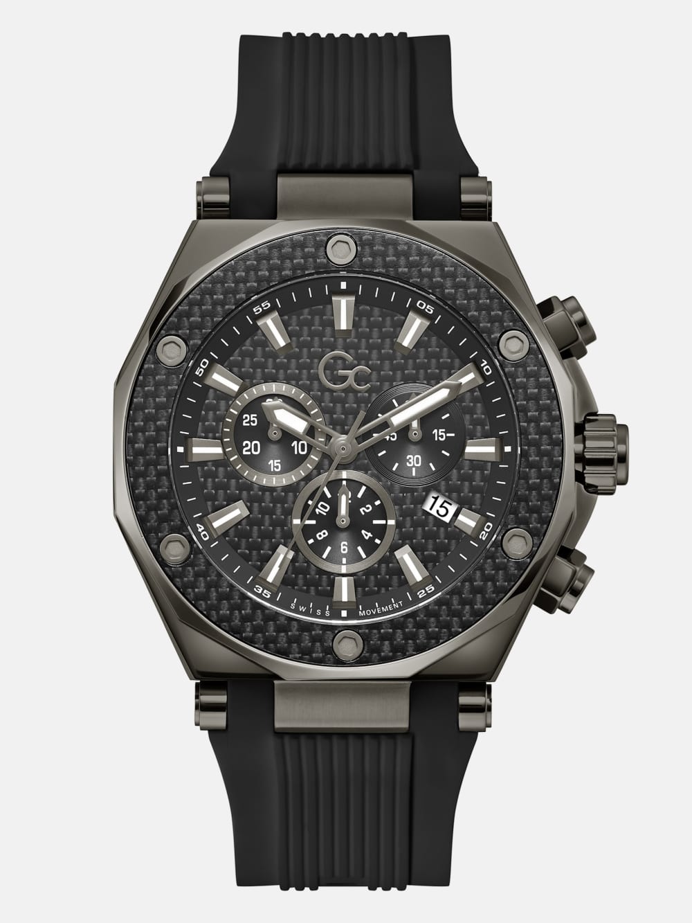 Gc Two-Tone Chronograph Watch