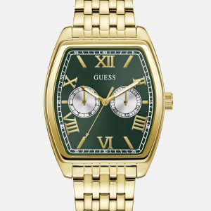 Gold-Tone Multifunction Watch