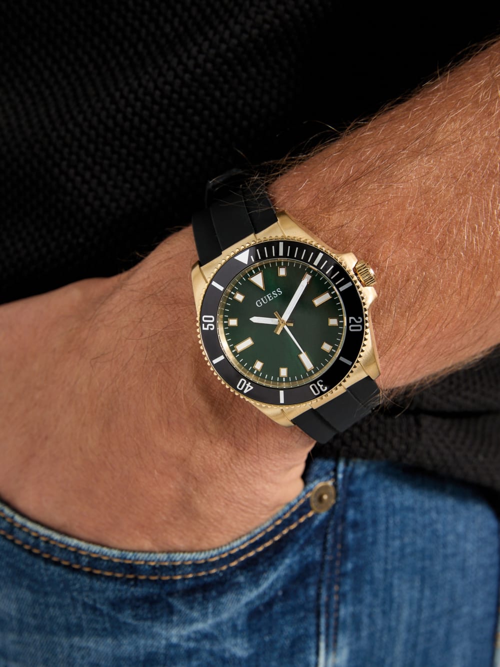 Two-Tone Silicone Watch - Image 2