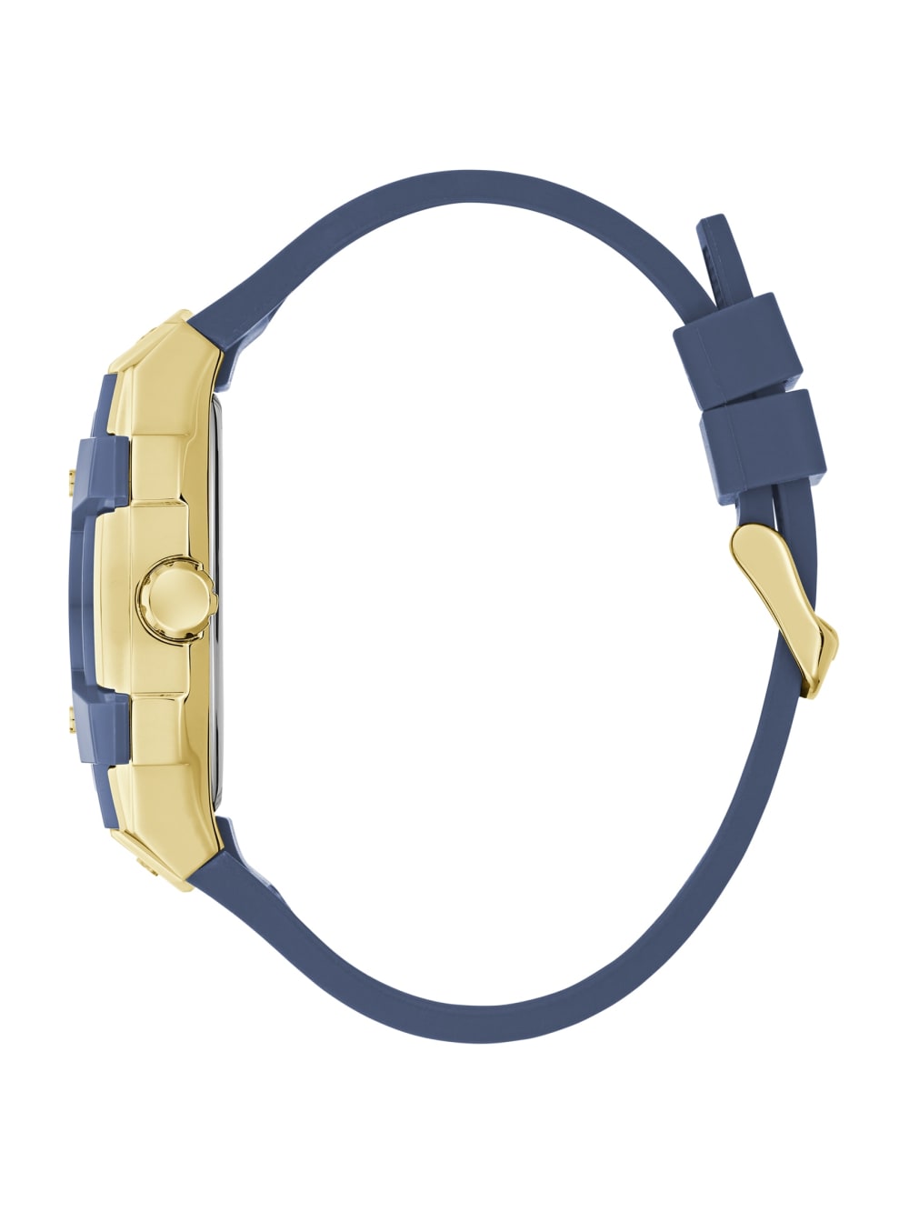 Gold-Tone and Blue Multifunctional Watch - Image 3
