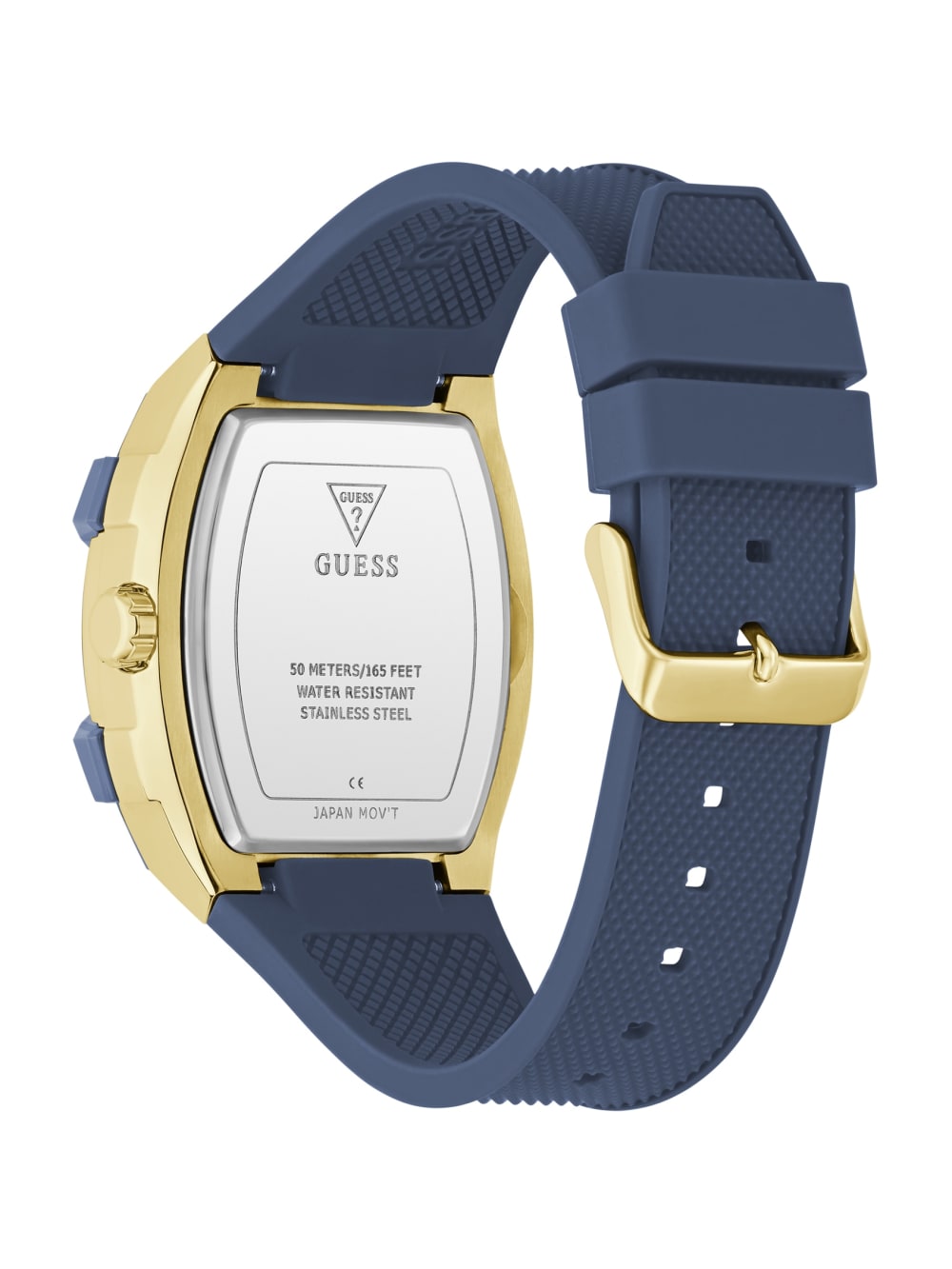 Gold-Tone and Blue Multifunctional Watch - Image 4