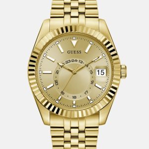 Gold-Tone Multifunction Watch
