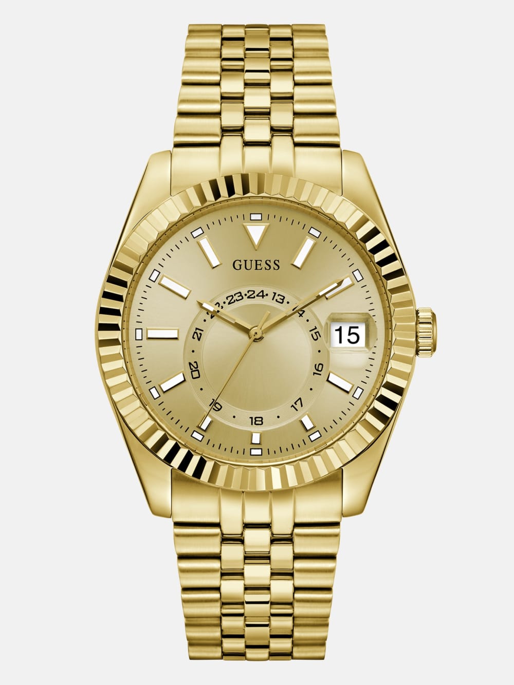 Gold-Tone Multifunction Watch