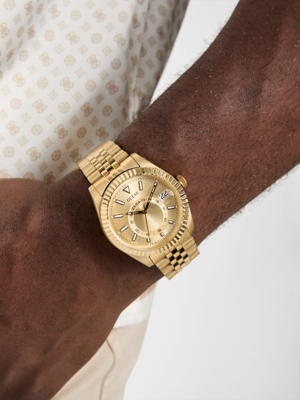 Gold-Tone Multifunction Watch - Image 2
