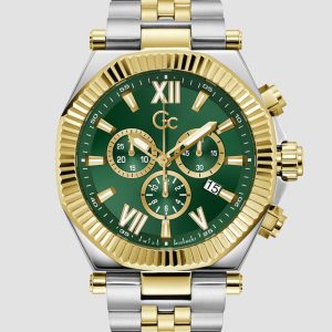 Gc Two-Tone Chronograph Watch