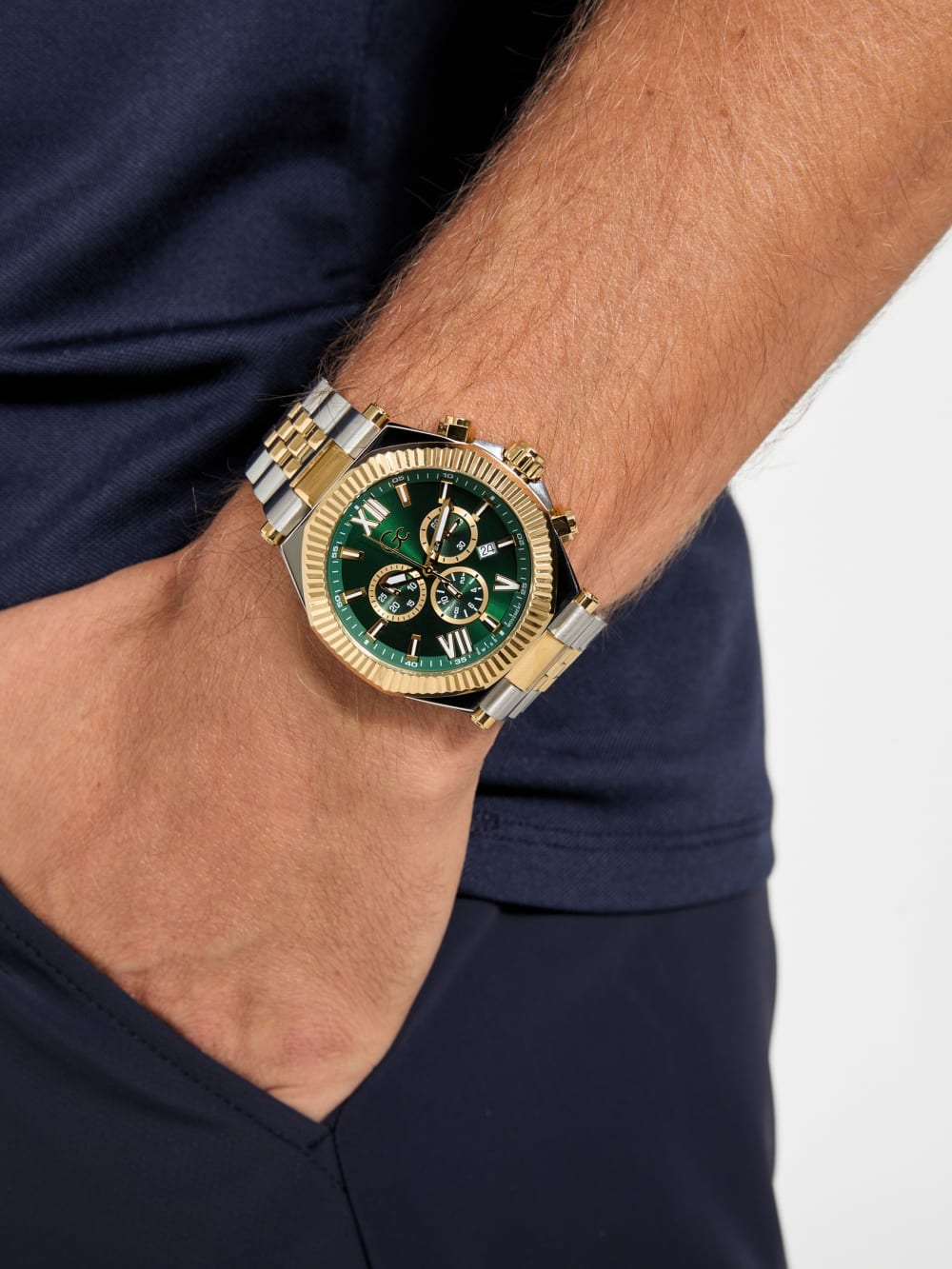 Gc Two-Tone Chronograph Watch - Image 2