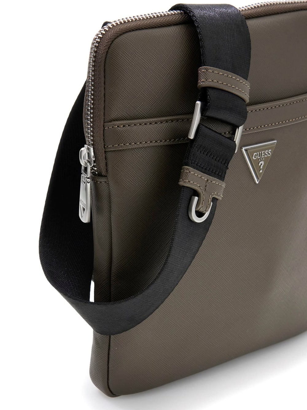 Eco Saffiano Flat Crossbody - Image 4