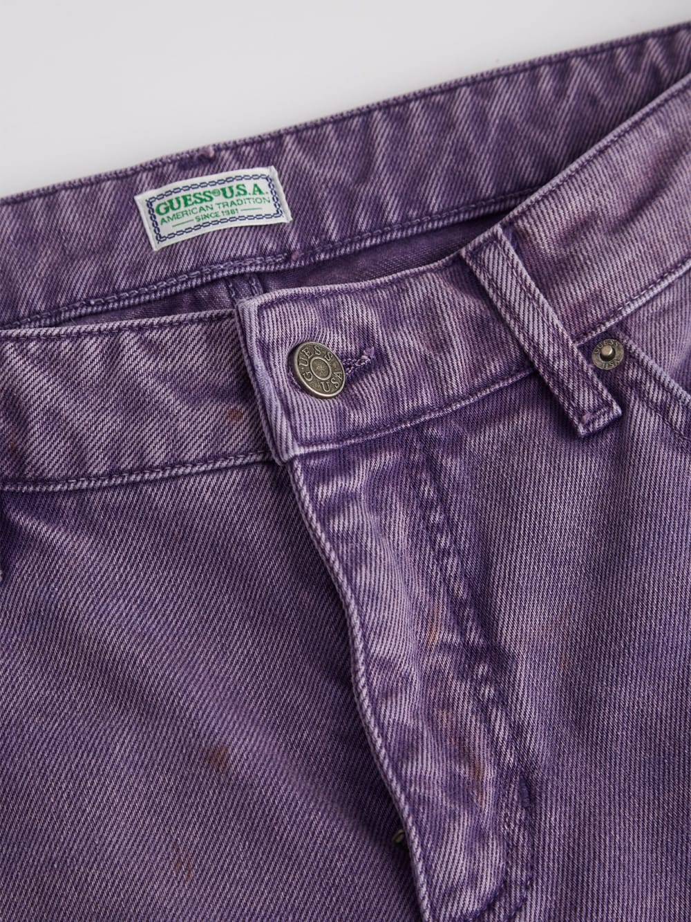 Vintage Denim Straight Jeans - Image 4