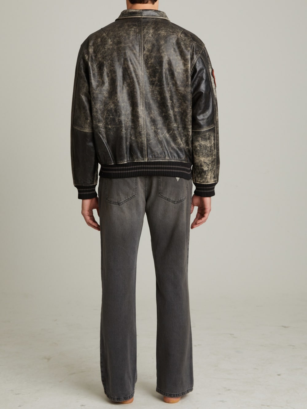 Vintage Denim Straight Jeans - Image 3