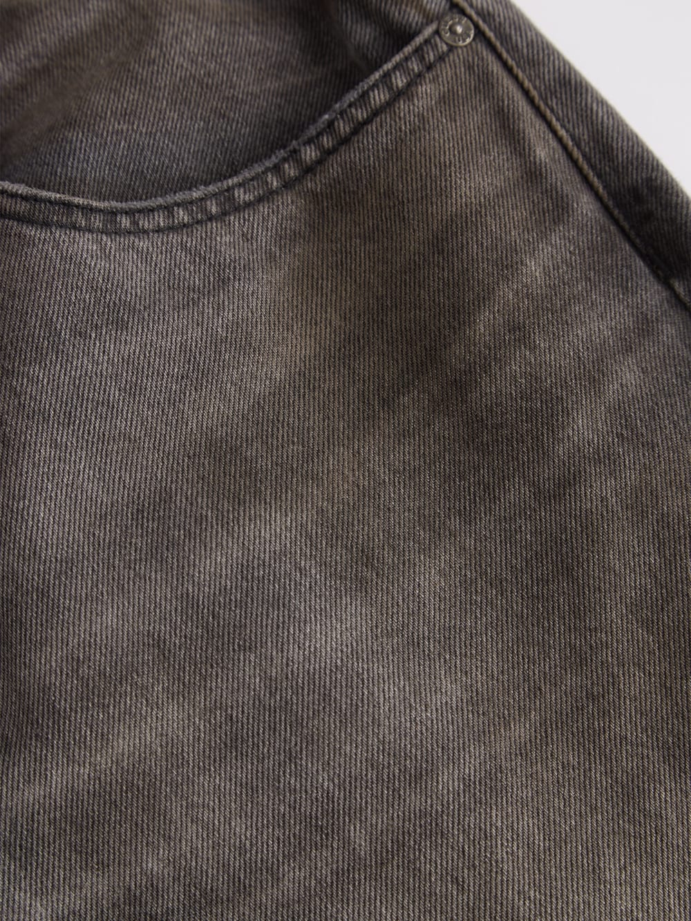 Vintage Denim Straight Jeans - Image 5