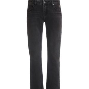 contrast flare pants