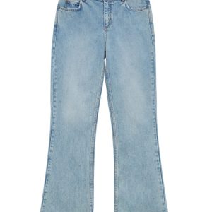 Indigo Denim Flare Pants