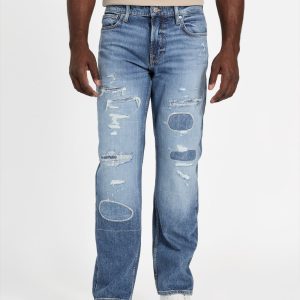 Eco Mason Patch Regular-Fit Straight Jeans
