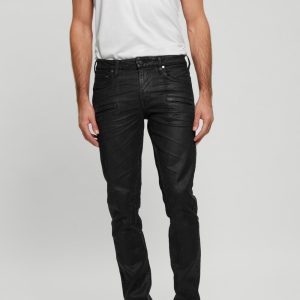 Finnley Coated Slim-Fit Tapered Jeans