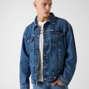 Oversized Denim Trucker Jacket
