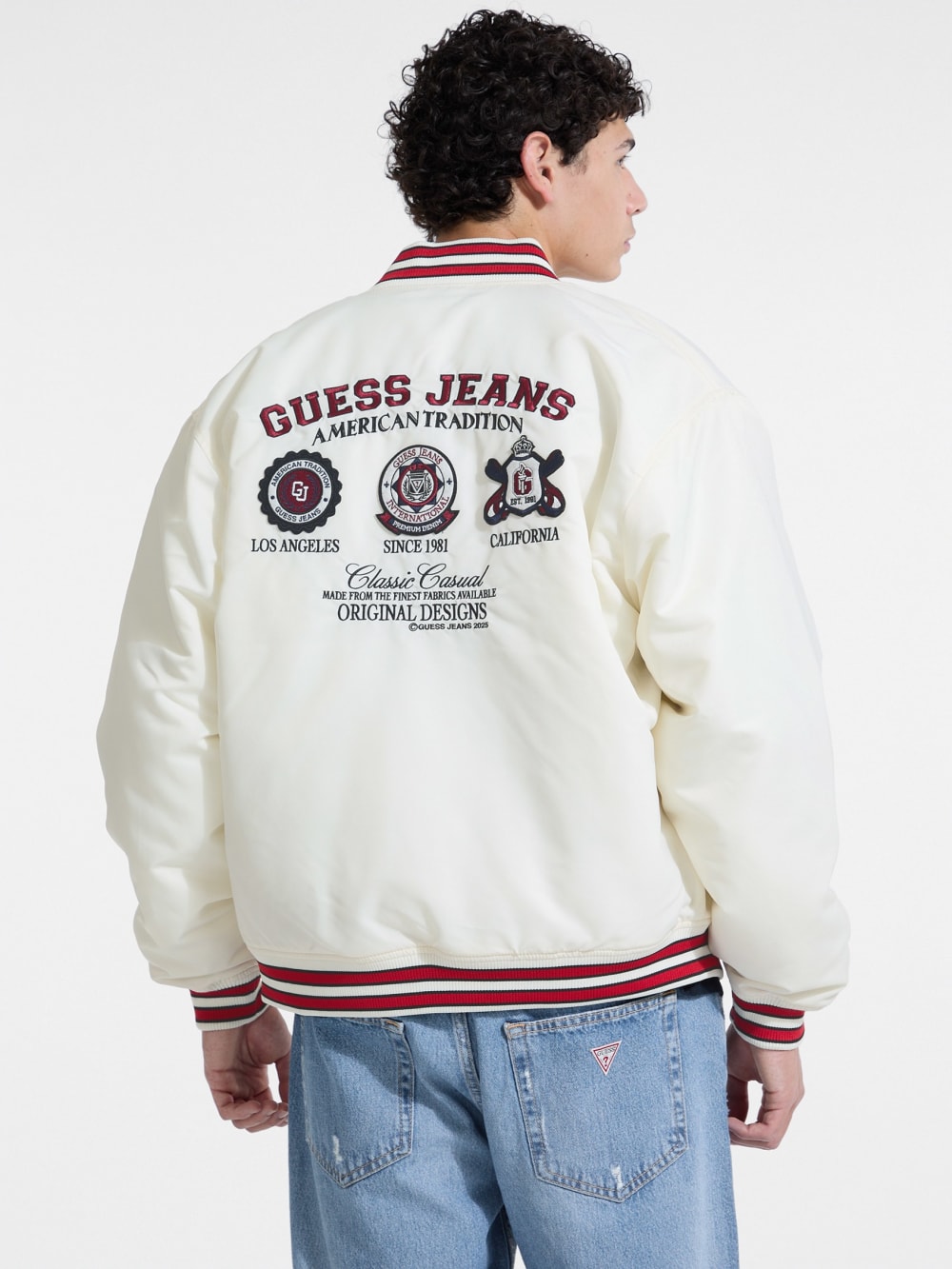 Embroidered Patch Varsity Jacket - Image 4