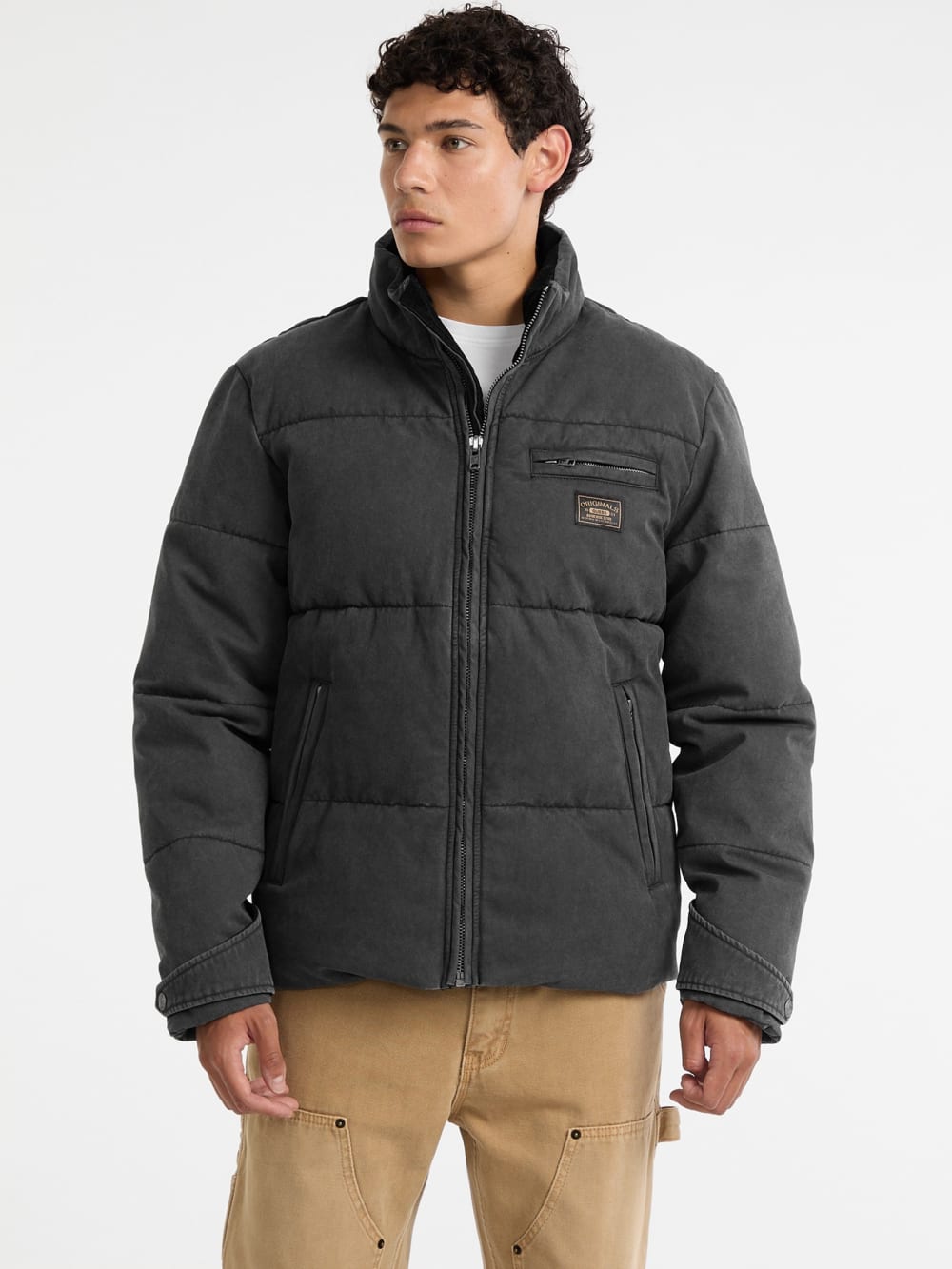 GUESS Originals Canvas Puffer Jacket - Image 5